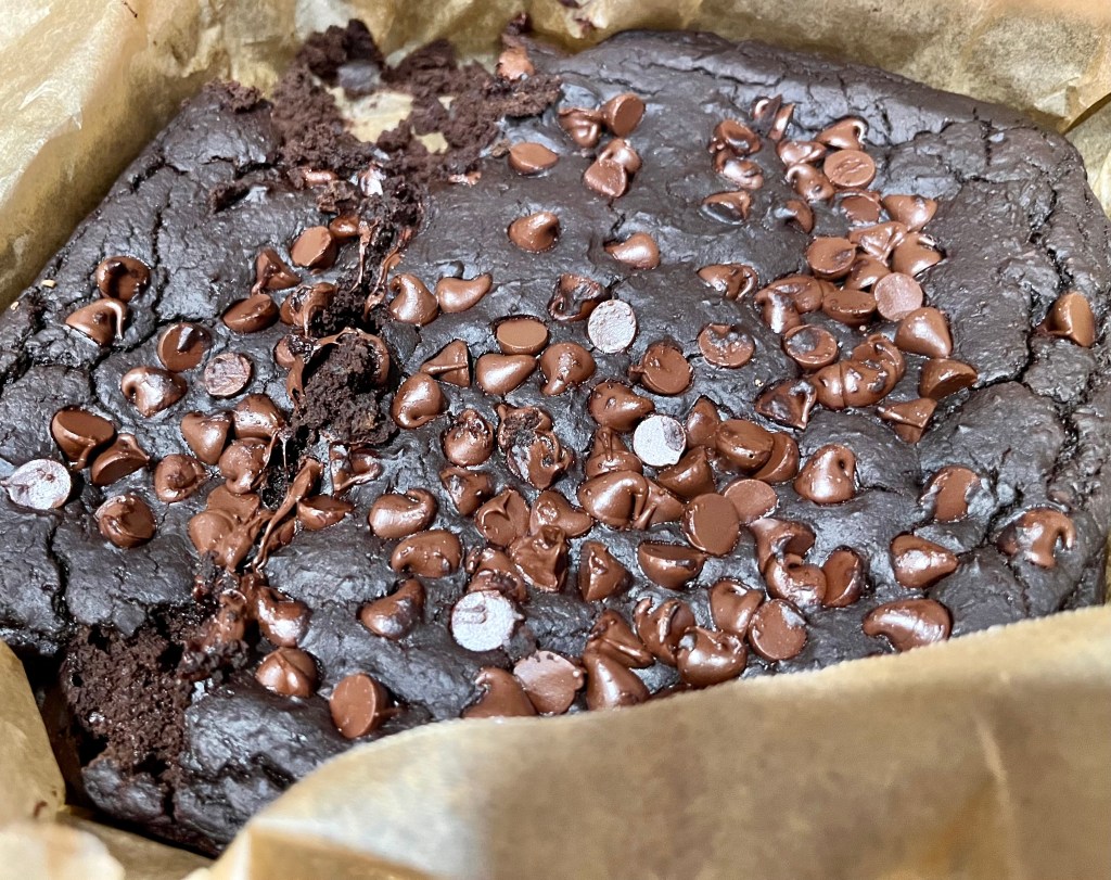 Spiced black bean brownies