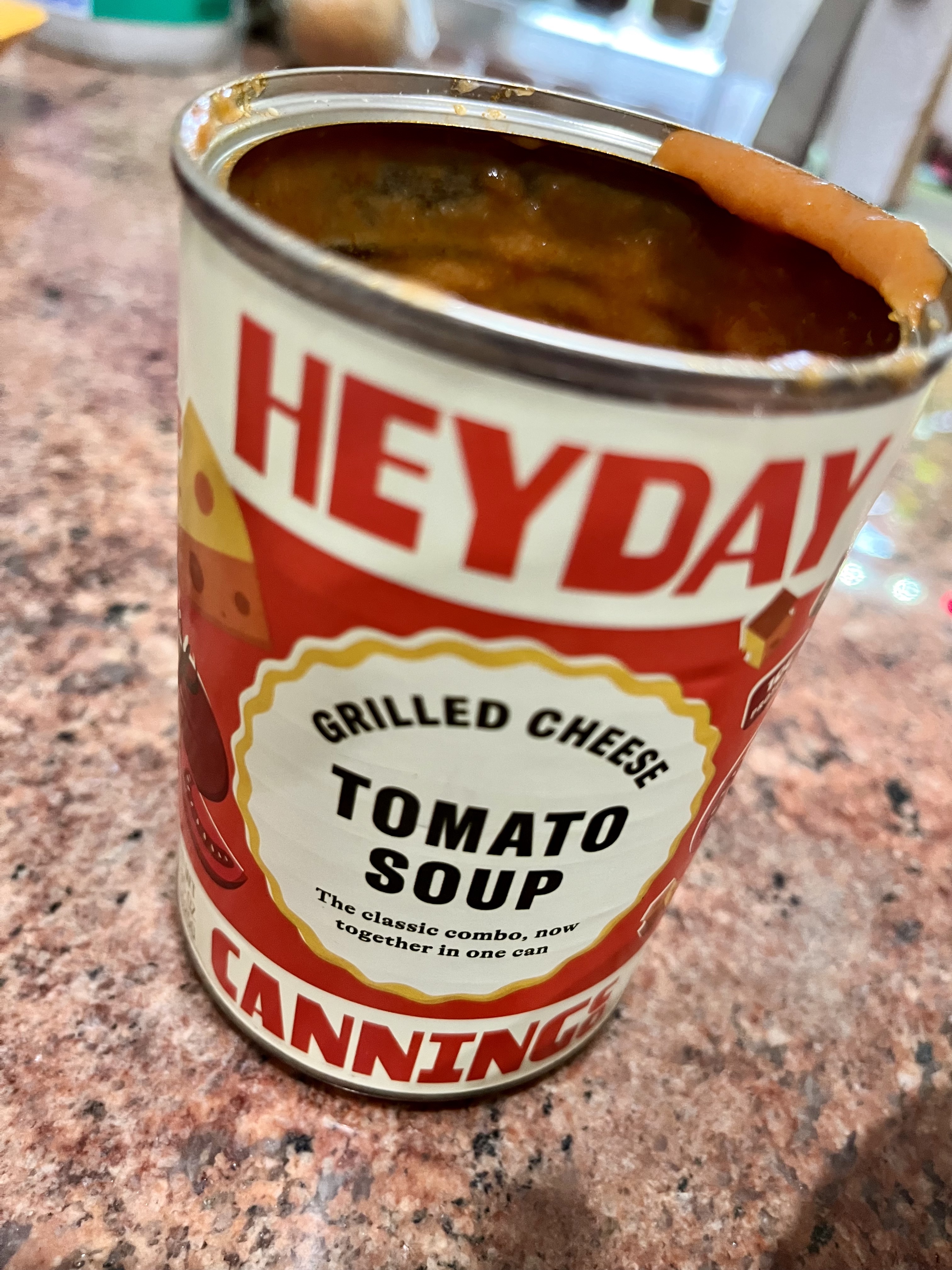 Heyday grilled cheese tomato soup