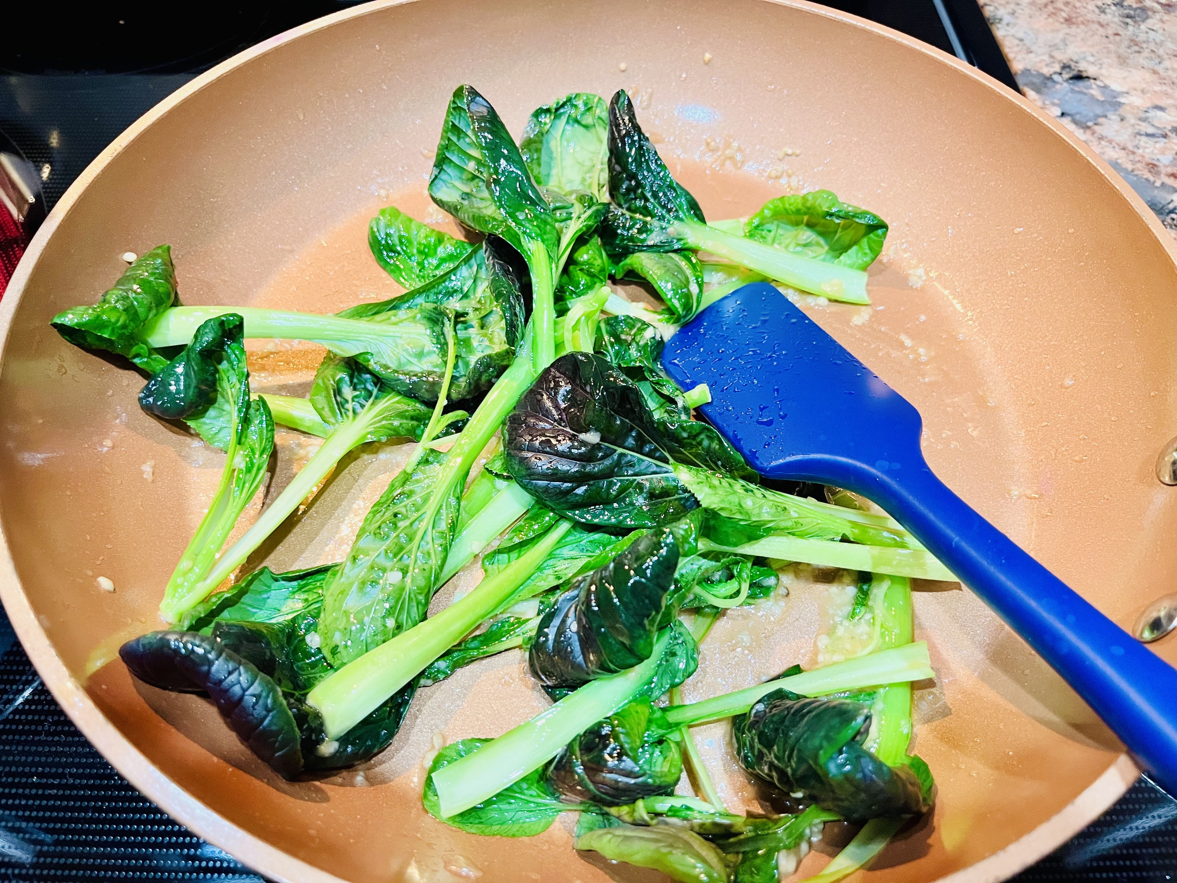 Sautéed baby bok choy