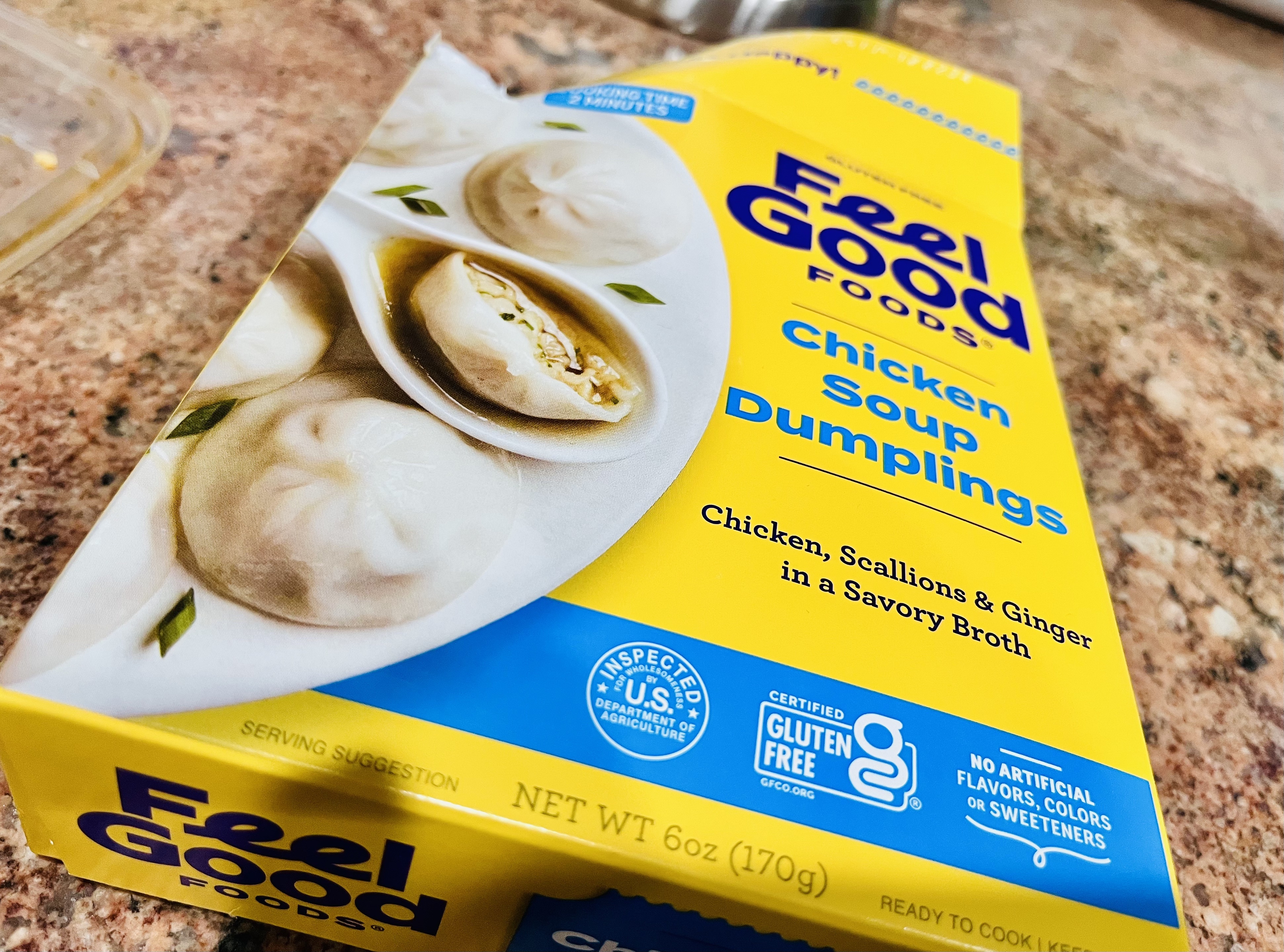 Feel Good Foods chicken soup dumplings