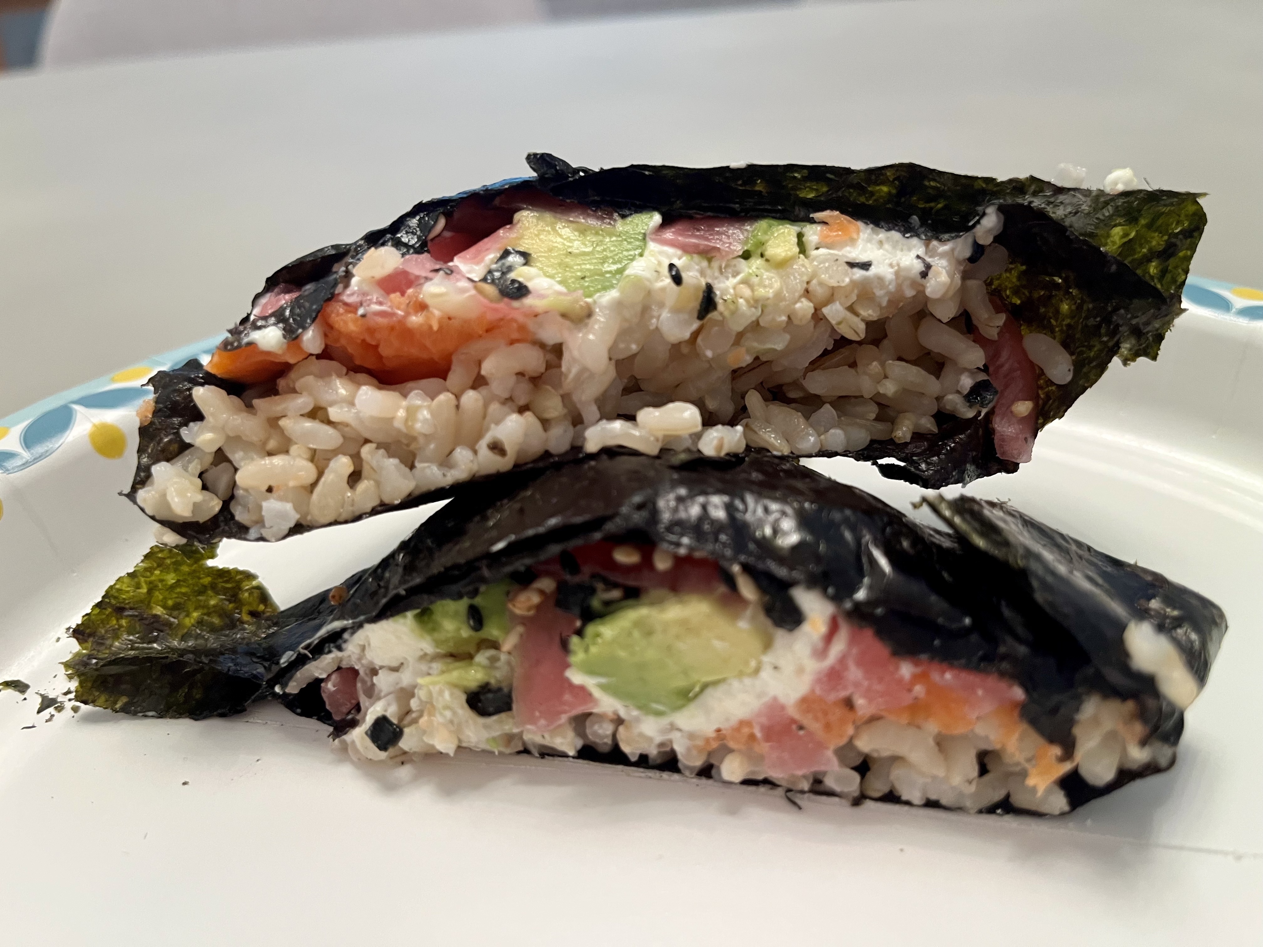 Sushi wrap sandwich