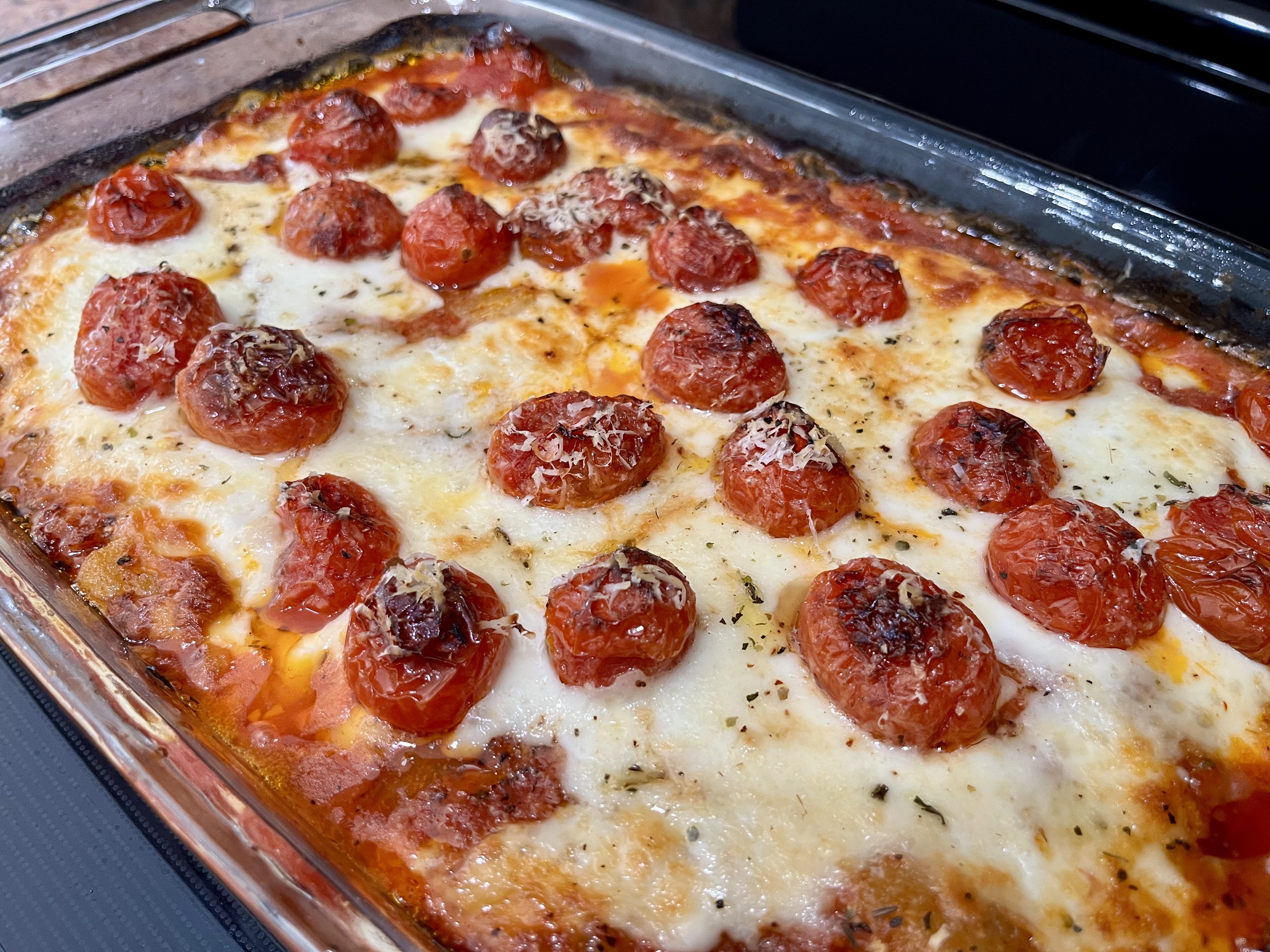 Air-fried gnocchi casserole