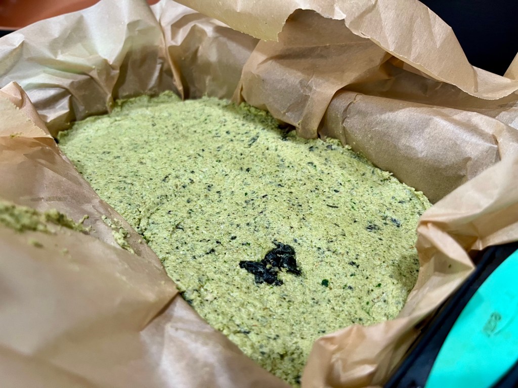 Nori bread before baking