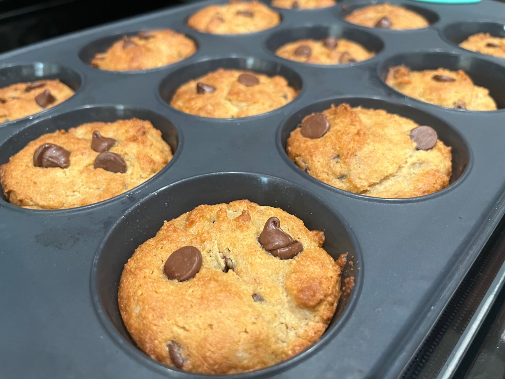 gluten free chocolate chip yogurt muffins