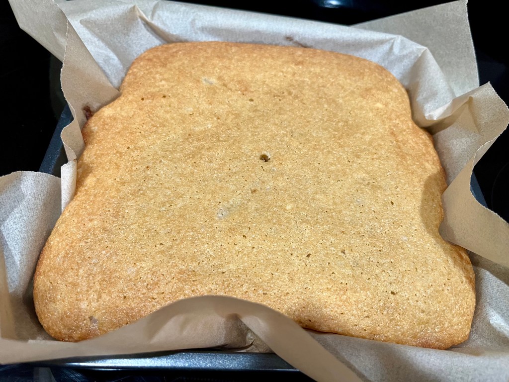 Corn-free cornbread fresh out of the oven